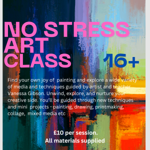 No Stress Art Class 16+